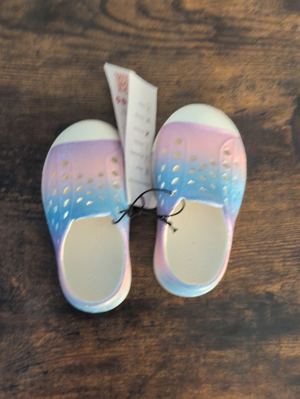 5/$25 Kids Gradient Pastel Slip-On Clogs - Pink & Blue US 5